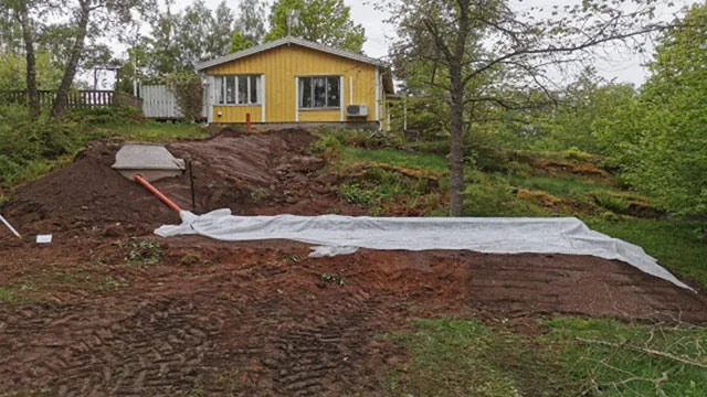 Schaktning inför nybyggnation